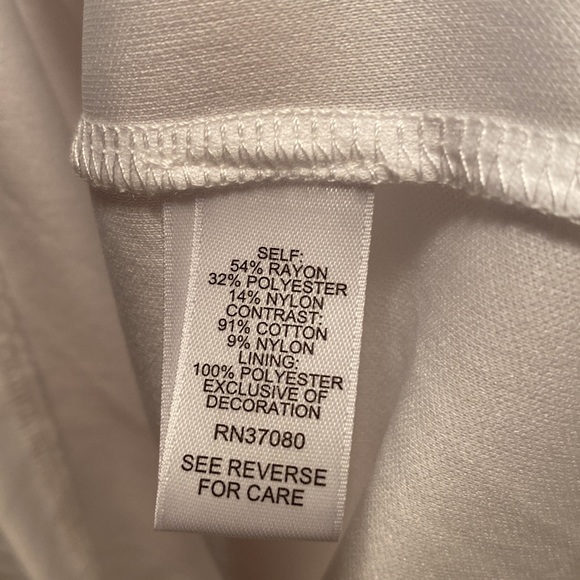 Brand New Cato White Dress…size 14/16W - Picture 4 of 4